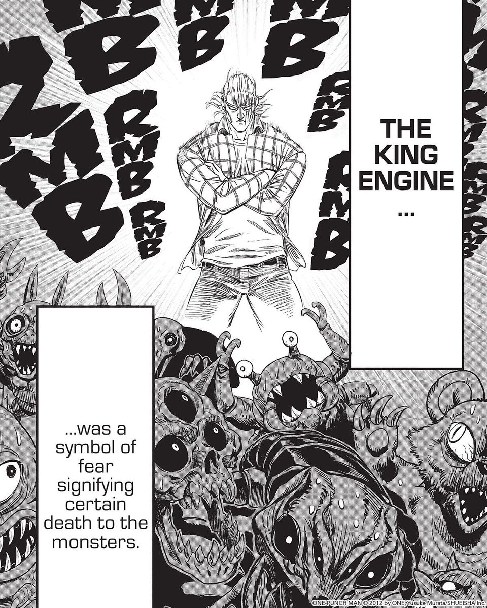 animedailyus's tweet image. King's back in One-Punch Man Vol. 31, proving that reputation can be mightier than any punch! Even without fighting, his legendary aura keeps enemies at bay. Who needs fists when you've got fame?
tinyurl.com/2yatcfdn
#AnimeNews #VizMedia #OnepunchMan