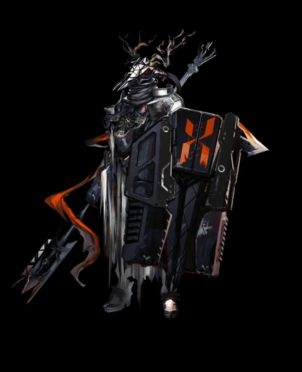 Crazesergeant's tweet image. When Arknights released the chapter in all is introduced to Patriot. I was like “he is so freaking cool!!!!!!’” plus the aura he showed off in the interaction.
Kinda itching to make a Patriot build in Elden Ring but I haven't even finished making Lei heng build 😭😭