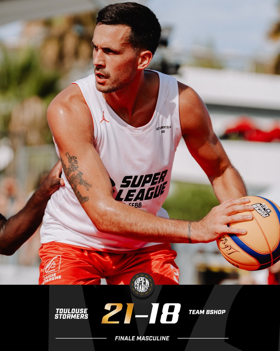 3x3ffbb's tweet image. Une finale étouffante de suspense pour décrocher le titre ! 🥵
@toulouse3x3 décroche son premier sacre 👑 en Superleague 3x3 FFBB à Saint-Laurent-du-Var.
#OpenFrance3x3 I #SLOpen3x3