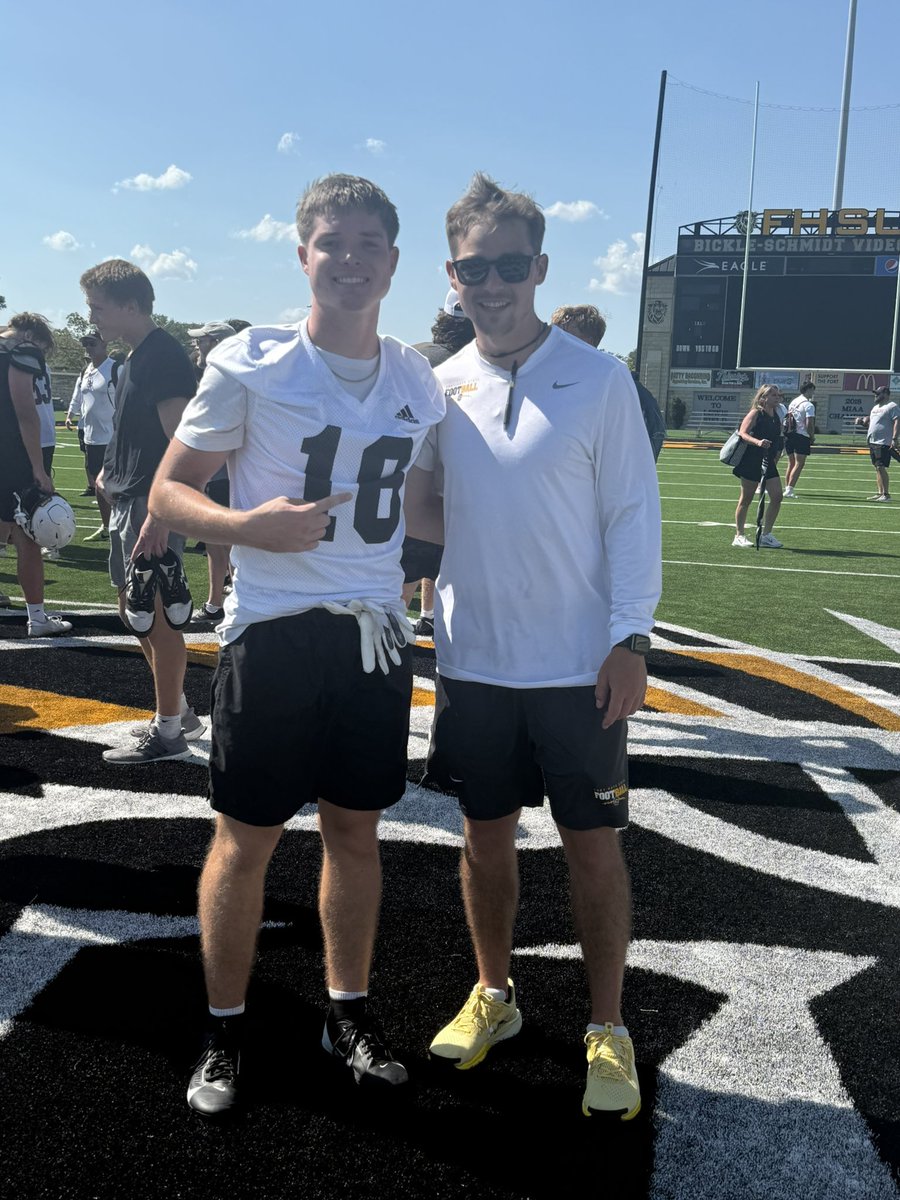 Drake Mellies (@drake_melly15) on Twitter photo Had a wonderful time <a href="/FHSUFootball/">FHSU Football</a> the camp was great can’t wait to be back. Thanks for the coaching <a href="/coach_hbrown11/">Hunter Brown</a>
#DefendTheFort Had a wonderful time <a href="/FHSUFootball/">FHSU Football</a> the camp was great can’t wait to be back. Thanks for the coaching <a href="/coach_hbrown11/">Hunter Brown</a>
#DefendTheFort