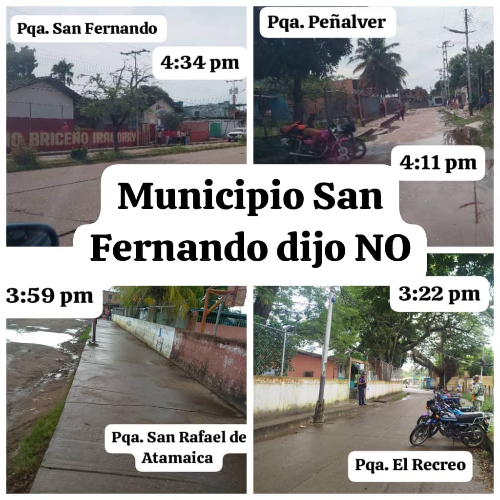 NahirMota's tweet image. 📍#Apure | Municipios del estado Apure y sus parroquias hablaron claro: ¡NO a la farsa electoral!
Centros vacíos, silencio absoluto.
El pueblo no se presta para la farsa que el régimen llama elección.
🗳️ La soledad de las urnas es el verdadero resultado.
#NoALaFarsa…