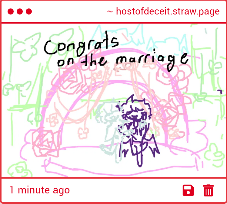 FOLLOWERDECEIT's tweet image. I have no idea where you got the information that I am married to Silverbell, but unfortunately, you are very wrong. Regardless, the art is very detailed, and the flowers are pretty.