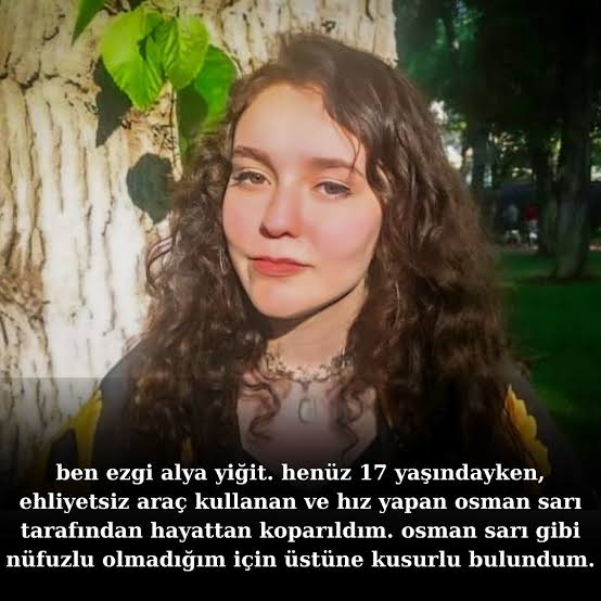Bu kız kardeşin için ses olurmusun?

#EzgiİcinAdalet