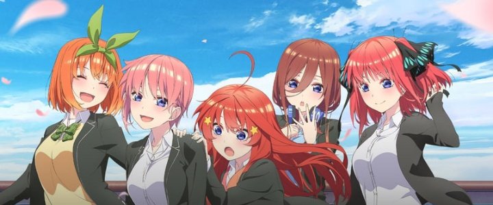 THEK3VINF2P_'s tweet image. En Crunchyroll podéis ver el Doblaje Latino🎙️🇲🇽 de "Las Quintidiosas" las 2 Temporadas y su Película 😎