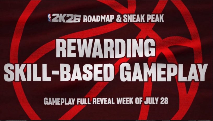 Expect the first look at #NBA2K26 Gameplay to arrive as early as tomorrow July 28, with more reveals continuing through August 3.