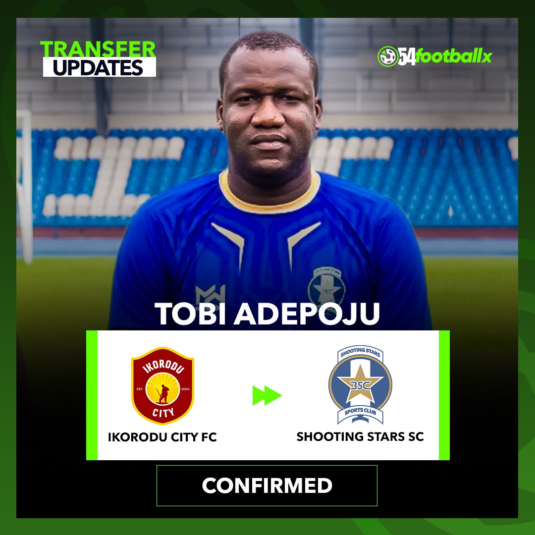 Official54fx (@54footballx) on Twitter photo Ambassador🤝Sporting Director
Our #54footballx ambassador, Tobi Adepoju <a href="/OgaNlaMedia/">Adepoju Tobi Samuel 🇳🇬</a> has been named the Sporting director of the biggest club in South-Western Nigeria, Shooting Stars.
Congratulations in your new role, Oganla🔥
#54footballx Ambassador🤝Sporting Director
Our #54footballx ambassador, Tobi Adepoju <a href="/OgaNlaMedia/">Adepoju Tobi Samuel 🇳🇬</a> has been named the Sporting director of the biggest club in South-Western Nigeria, Shooting Stars.
Congratulations in your new role, Oganla🔥
#54footballx