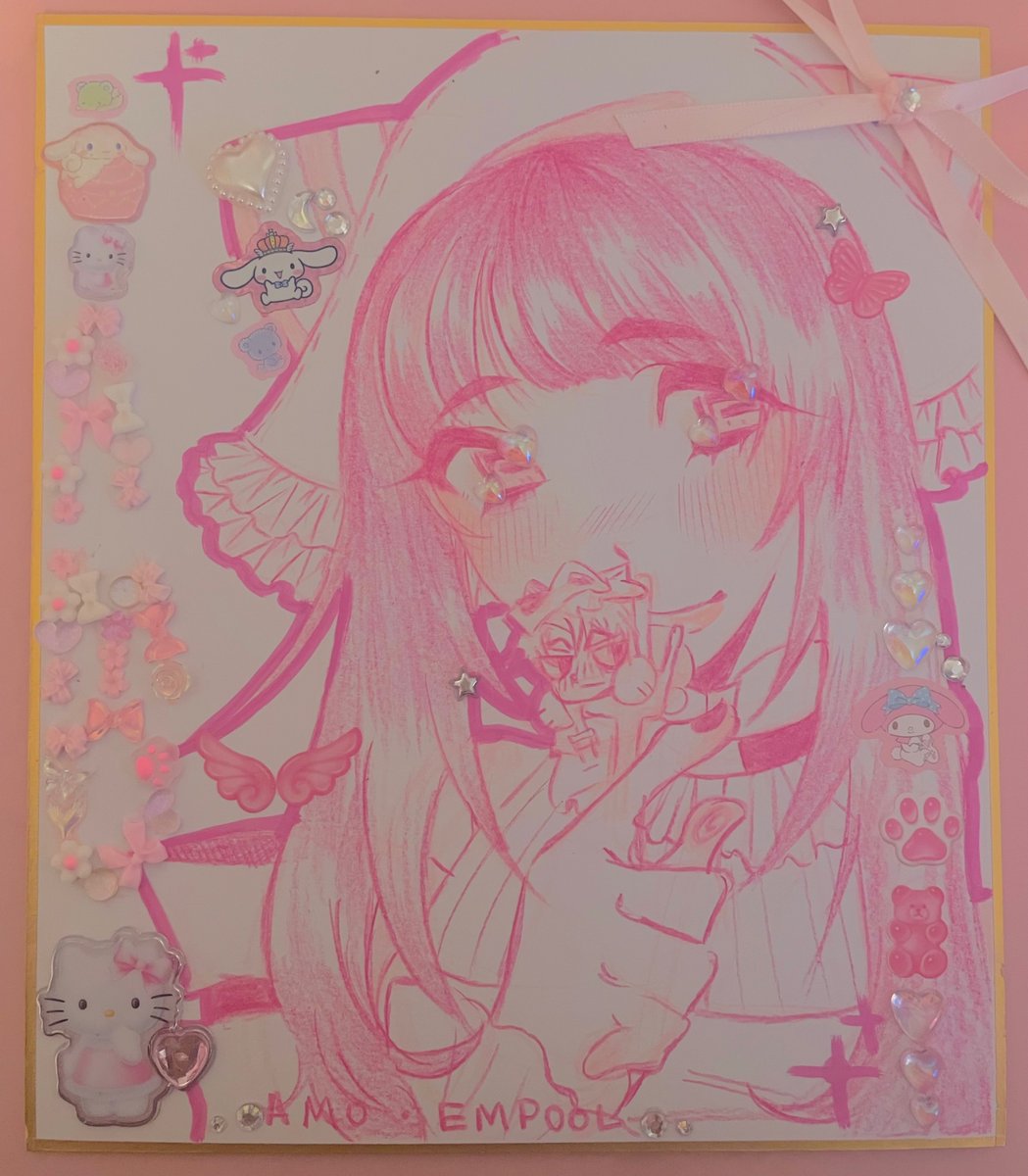 Unicelluar0rgan's tweet image. Amo Empool shikishi board‼️
#GACHIAKUTA
