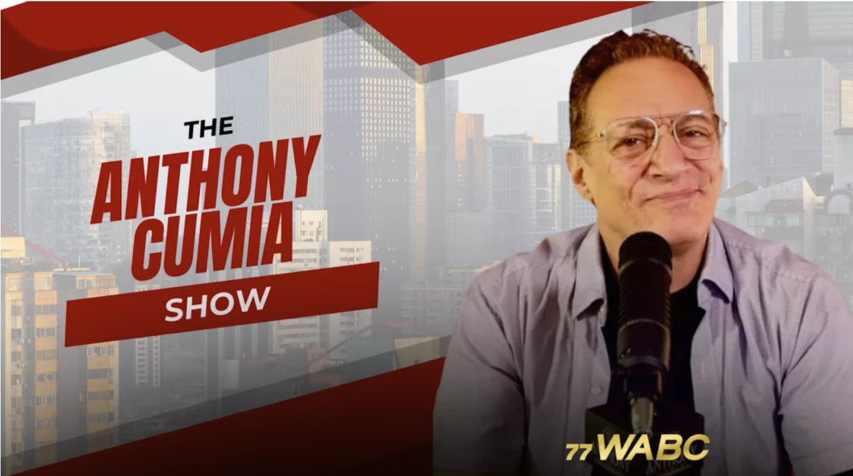 Anthony Cumia (@anthonycumia) on Twitter photo That’s right, it’s Sunday. Join me at <a href="/77WABCradio/">TalkRadio 77 WABC</a> tonight at 8pm eastern time for another LIVE Anthony Cumia Show.
All the week’s nonsense wrapped up in 3 hours. And, your phone calls.
Download the 77WABC app to listen from anywhere. 👍🏻 That’s right, it’s Sunday. Join me at <a href="/77WABCradio/">TalkRadio 77 WABC</a> tonight at 8pm eastern time for another LIVE Anthony Cumia Show.
All the week’s nonsense wrapped up in 3 hours. And, your phone calls.
Download the 77WABC app to listen from anywhere. 👍🏻