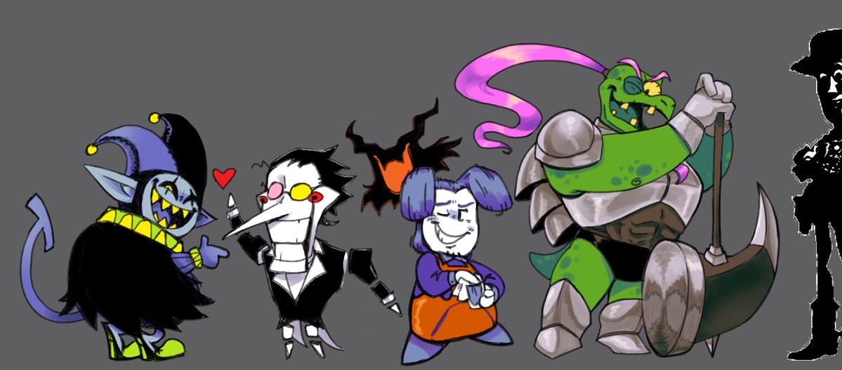Officiallythat2's tweet image. deltarune secret bosses