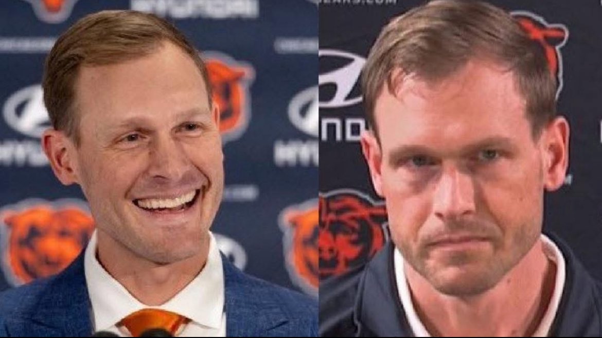NFL_DovKleiman's tweet image. Insane: Ben Johnson looks like a completely different person since accepting the Bears head coaching job.
🤯🤯🤯