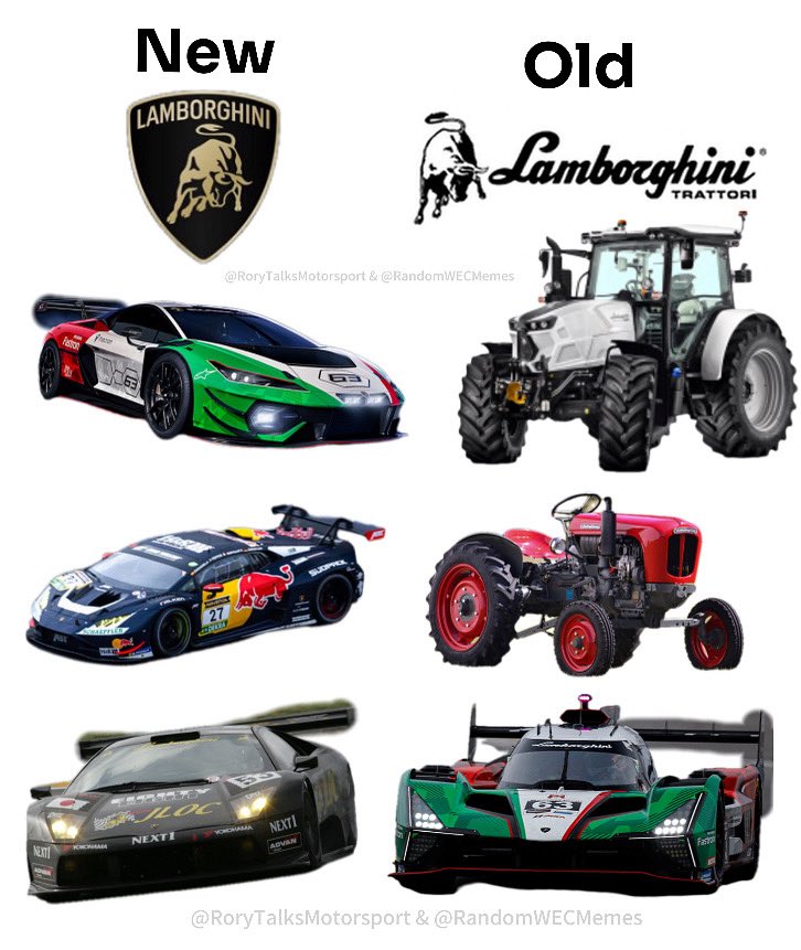 RandomWECMemes's tweet image. Both still make tractors