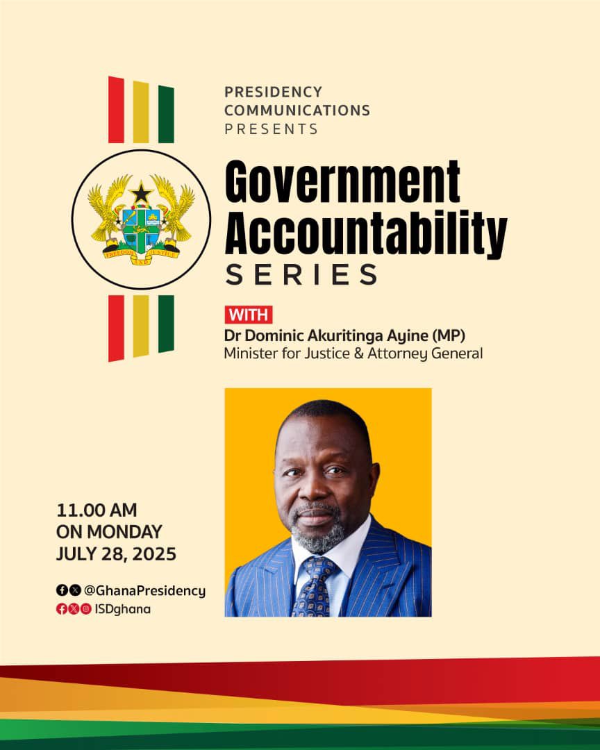 Attorney General will give update on ORAL tomorrow. #AccountabilitySeries #GovernmentAccountabilitySeries