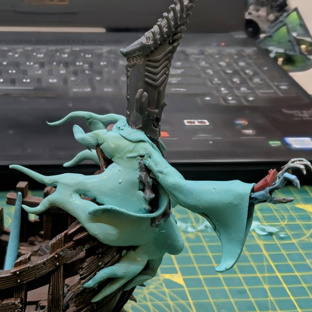 CoreGamesEvents's tweet image. Haven&apos;t got the green stuff out in a while!

#aos #grandalliancedeath