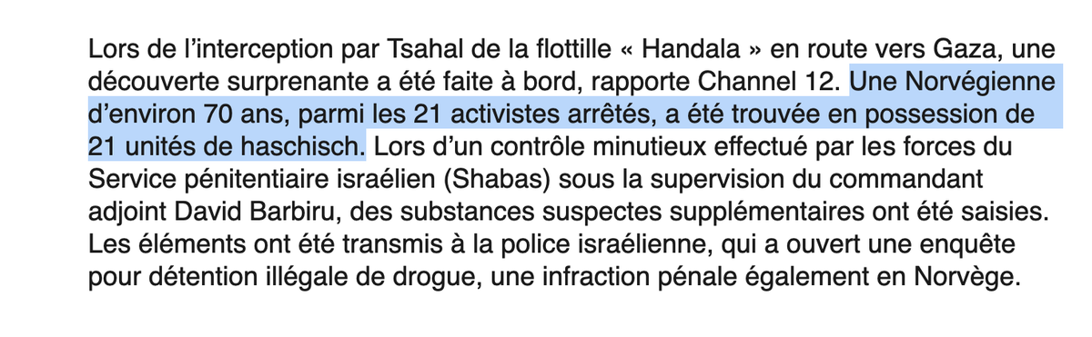 covidplus1's tweet photo. @GabrielleCthl @EmmanuelMacron @jnbarrot La flottille #Handala : un convoi humanitaire ou un after flottant ? Avec 21 barrettes de shit à bord, on imagine que les discours étaient aussi enfumés que les cales. #CroisiereFumette https://t.co/Go61M38pyl