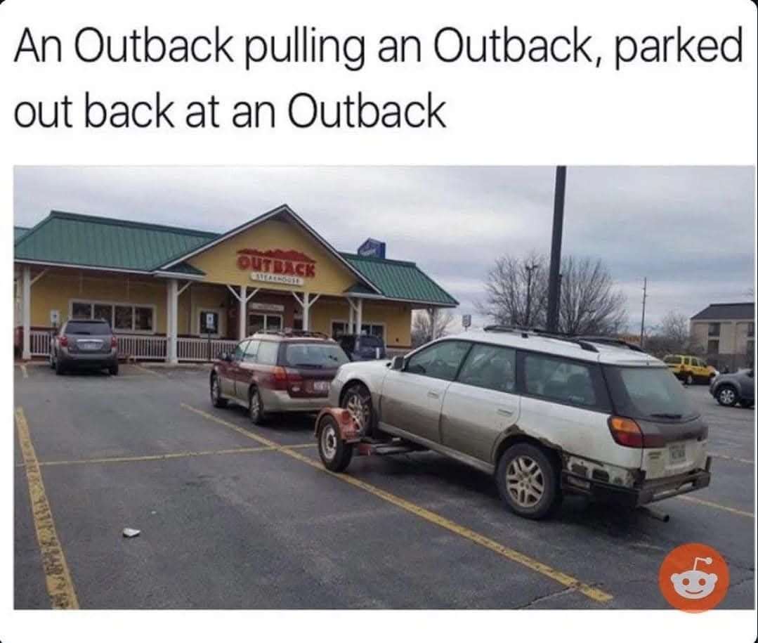 DaddyisBest's tweet image. The Twilight Zone is Outback, I&apos;m sure...
