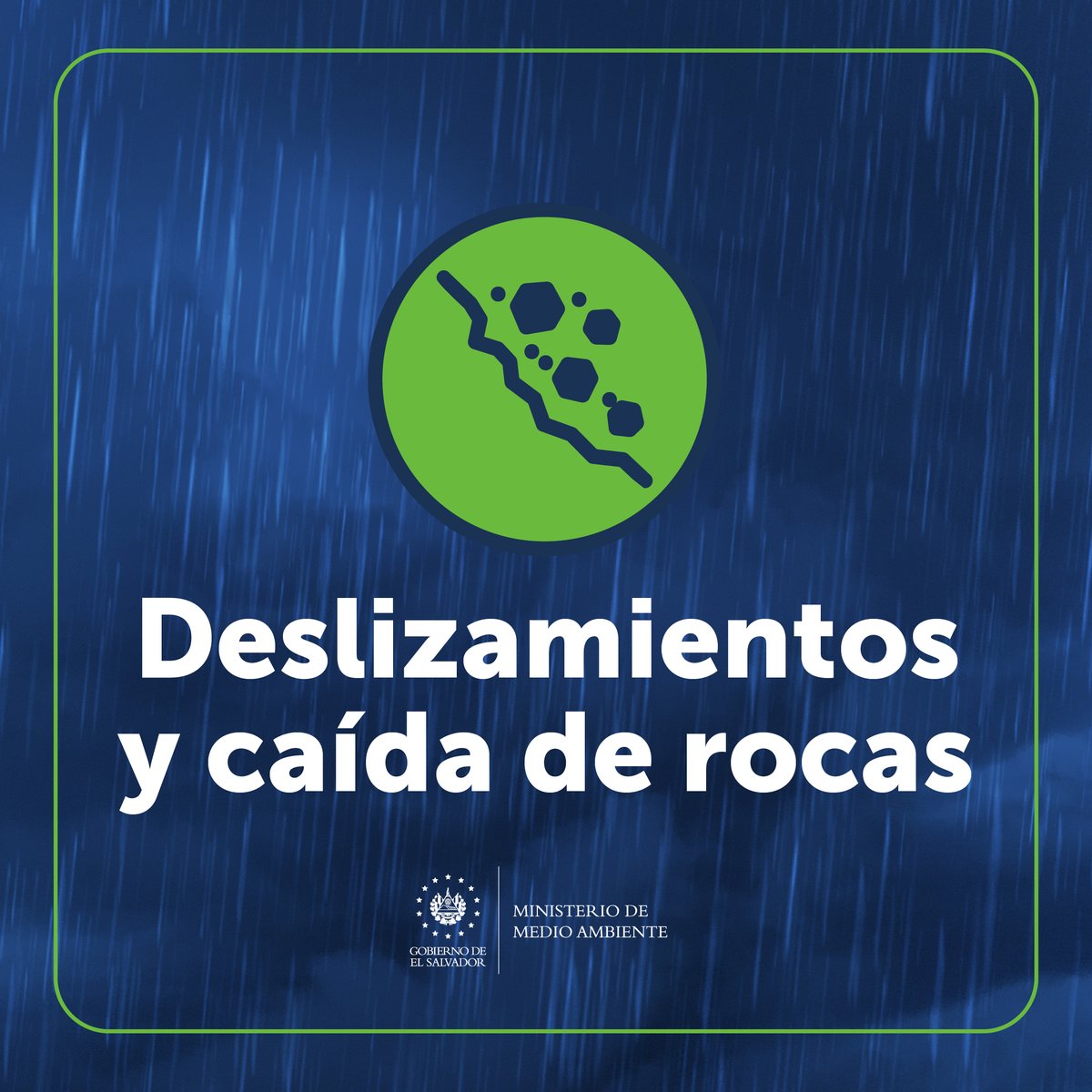 📌#ElObservatorioInforma VIGILANCIA por ocurrencia de deslizamientos y caída de rocas que pueden afectar poblados y carreteras en cercanías de laderas en cordillera de El Bálsamo.