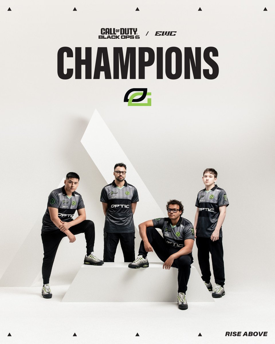 The Green Wall strikes GOLD

<a href="/OpTic/">OpTic</a> are your COD BO6 at EWC 25 Champions! 🏆