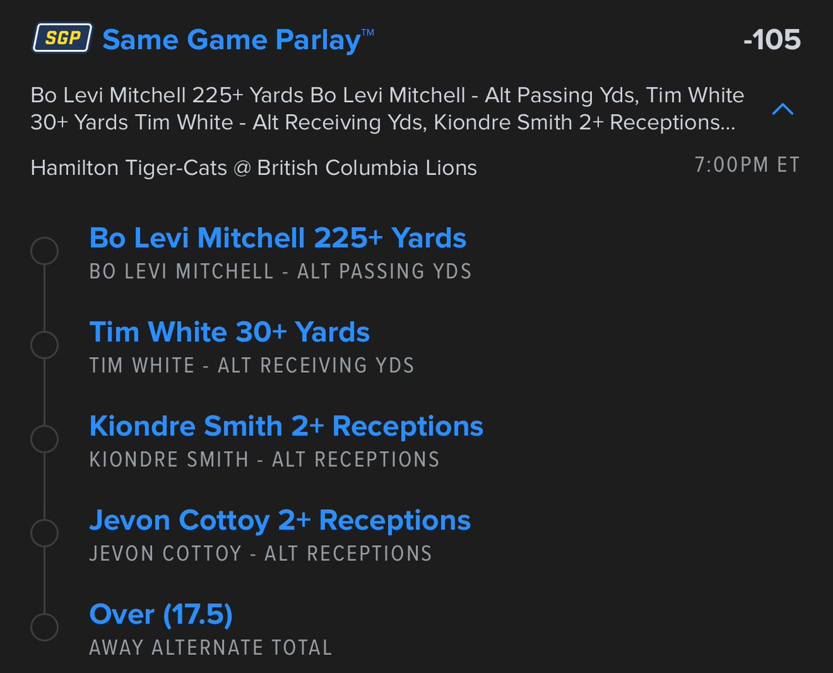 Prez_kd's tweet image. π¨π¦πCFL - Sunday Night π π¨π¦
I have 2 CFL Plays tonight.
1 Builder - Playing to win 1u
1 Lotto - Playing to win just over 2u
Injuries have been rough in CFL over the last couple of weeks. Best of luck if tailing π
