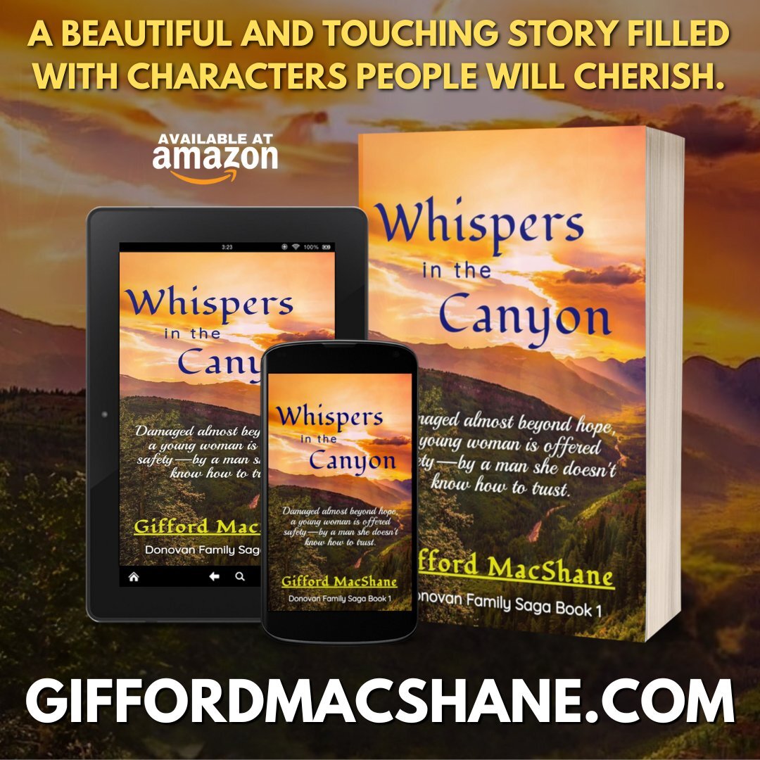 AuthorShout's tweet image. Whispers in the Canyon is available at amzn.to/4iEmrpK
@AuthorGMacShane
#asmsg #iartg #featured #amreading #readingcommunity #writerslift #book #booktwt #BookBoost #romance #romancenovels