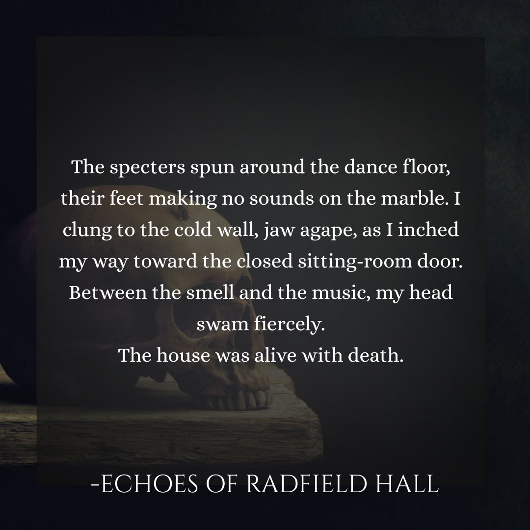 HLCarter_Author's tweet image. Double #SundaySnippet! (or is it #SnippetSunday?)
First is a snippet from my current romantic gothic fantasy WIP and the second is from ECHOES OF RADFIELD HALL, the spooky gothic romance I'm querying.
#amquerying