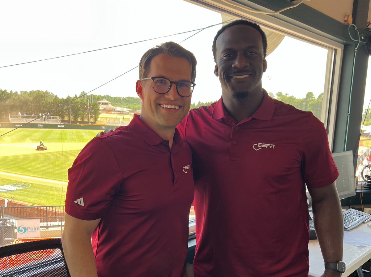 DaronVaught's tweet image. Two days down at the Senior League Baseball World Series in Easley, SC!

Two more games tomorrow. It’s been a blast working w/ @jaredCmitchell.