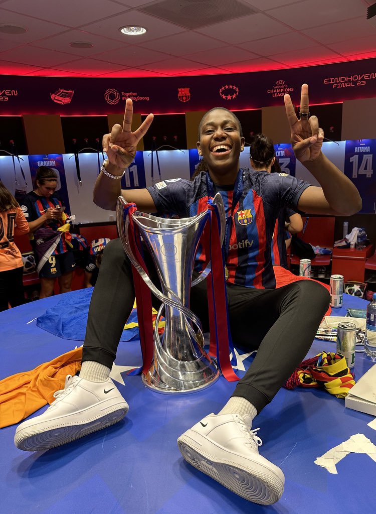 Asisat Oshoala is Africa's Most Decorated Women's Player.

She has won 4 WAFCON, 2 UEFA Women's Champions League, 5 Primera División, 4 Supercopa de España Femenina, 2 Chinese Women's Super League, FA Women's Cup, 3 Copa de la Reina, 2 Nigerian Women's Cups and 1 Nigerian Women's