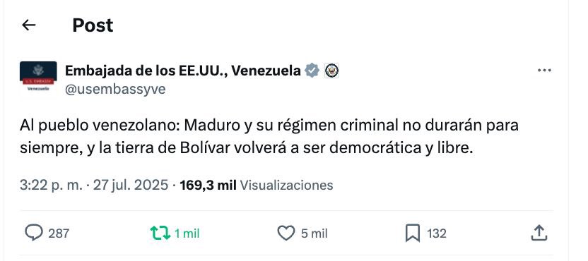 MariaFdaCabal's tweet image. Venezuela será libre y América derrotará a los socialistas que han pretendido convertir el continente en un lugar de miseria. #FuerzaVenezuela