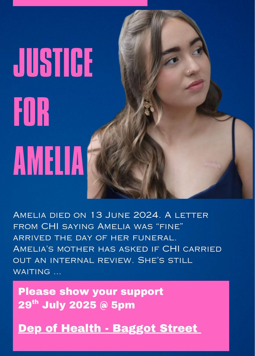 The Scoliosis Advocacy Network #BackUs (@scolionetwork) on Twitter photo 💔 Support Amelia’s mother 💔
In 2024, Amelia died. Her mother is still waiting for answers. <a href="/suzimangan1/">suzi mangan</a>
No parent should have to fight for the truth about their child’s death. No parent should be left in the dark by the system that was meant to care.
Amelia mattered. Her 💔 Support Amelia’s mother 💔
In 2024, Amelia died. Her mother is still waiting for answers. <a href="/suzimangan1/">suzi mangan</a>
No parent should have to fight for the truth about their child’s death. No parent should be left in the dark by the system that was meant to care.
Amelia mattered. Her
