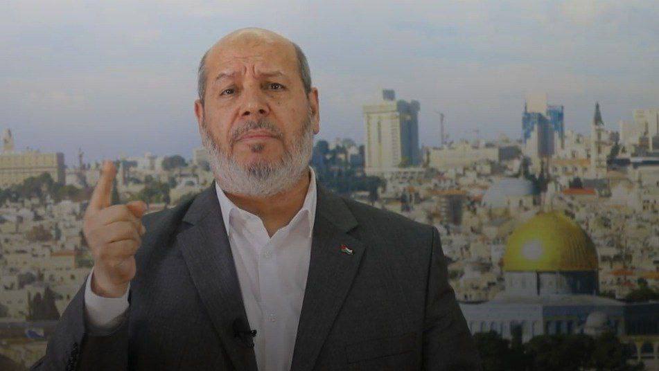 Muslim4D's tweet image. Khalil al-Hayya, the head of Hamas in the Gaza Strip and in charge of talks with Israel, made a particularly confrontational speech this evening, urging Arabs to advance towards the borders of Israel. Hamas is seeking to escalate the situation, viewing their phony hunger strike…