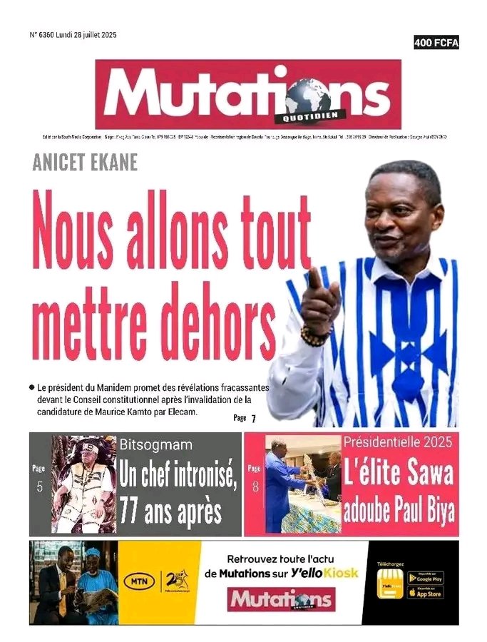 J'ai hâte moi le combat continue ... Les pessimistes ont jeté l'éponge . Les téméraires continuent en force 
<a href="/mauricekamto/">Maurice Kamto</a> 
@electionpresidentielle 
<a href="/allpeople/">BErika</a>