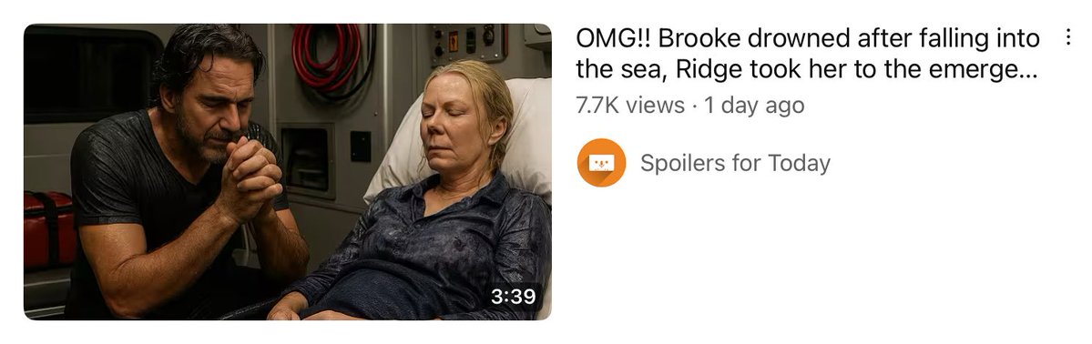 marco_poll_o's tweet image. WORST doctored AI photo EVER of #boldandbeautiful characters. 😒
And no, I wouldn’t give them the satisfaction of clicking on their clickbait video.