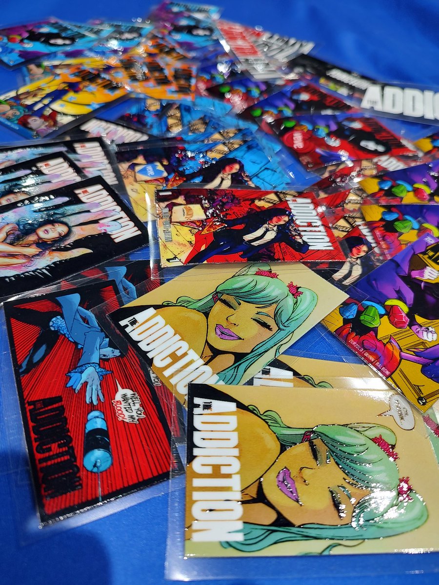 Kiyoshinobi's tweet image. Stickers!!! @veve_official @veve_comics @AddctnHQ @VincentZurzolo #AddictionArmy