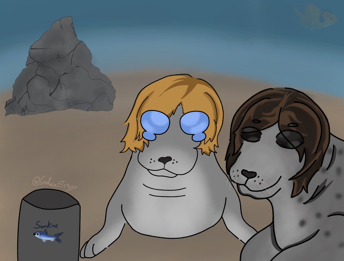 Galaxiitiger's tweet image. Silly seals
#AdaWong #LeonKennedy #AgentSpy #REBH #Residentevil #seals #art