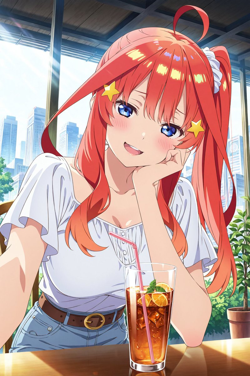 shinon_ai08's tweet image. 「朝からお茶もするのもいいですねぇ🎶」
今日はちょっと早起きして、モーニングティーしてます🍹
朝のカフェって、なんか一日が良くなる気がしますよね🥰
みなさんも無理せず、ゆったり過ごしてください🍀
本日も素敵な時間が訪れますように✨
#中野五月 #AIイラスト #Alart #shino_gallery