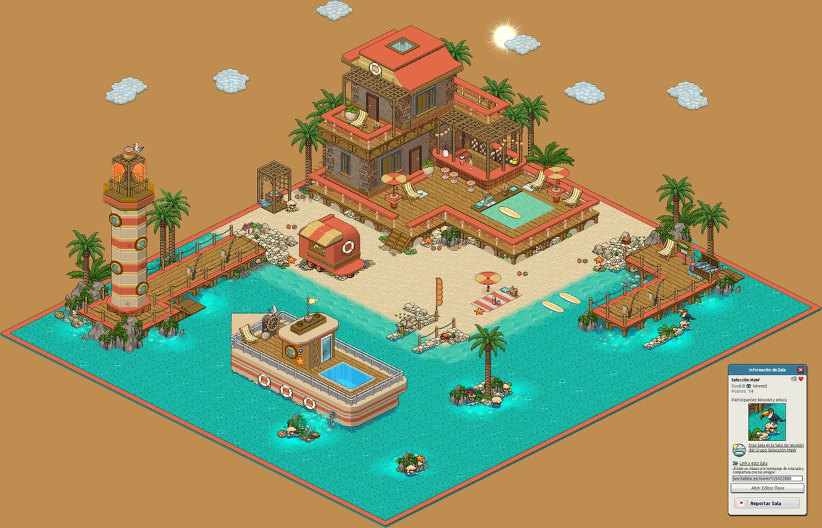 𝑩𝒓𝒊𝒔𝒂 𝑴𝒂𝒓𝒊𝒏𝒂🌅

Participantes: kinered y eduza
Sala: habbo.es/room/125422888
Imagen: ibb.co/27PCXMn9
<a href="/AstherixES/">𝙰𝚜𝚝𝚑𝚎𝚛𝚒𝚡</a> <a href="/ESHabbo/">Habbo ES/MX</a> #SelecciónMaW12 #MaW12