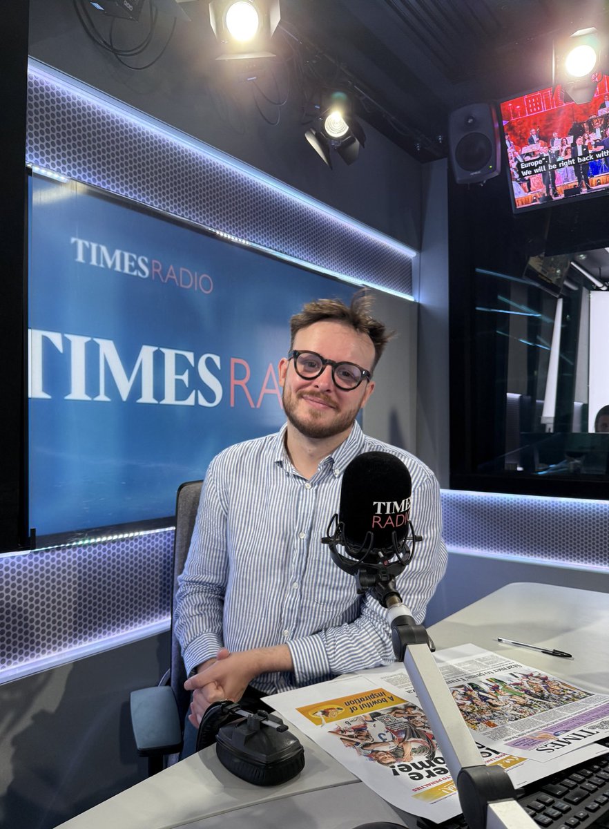 Joining <a href="/darrylmorris/">Darryl Morris</a> to discuss Mondays front pages on <a href="/TimesRadio/">Times Radio</a> 🗞️
