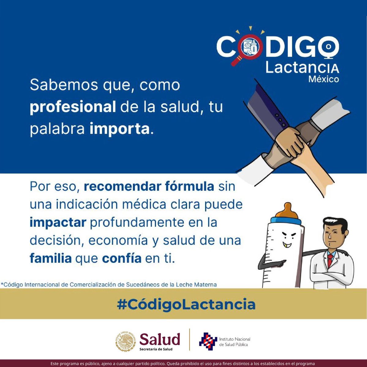 inspmx's tweet image. Este 5 de agosto se presentará #CódigoLactancIA, una iniciativa que utiliza inteligencia artificial para monitorear el cumplimiento del Código Internacional de Comercialización de Sucedáneos de la Leche Materna
Regístrate aquí: forms.office.com/Pages/Response…