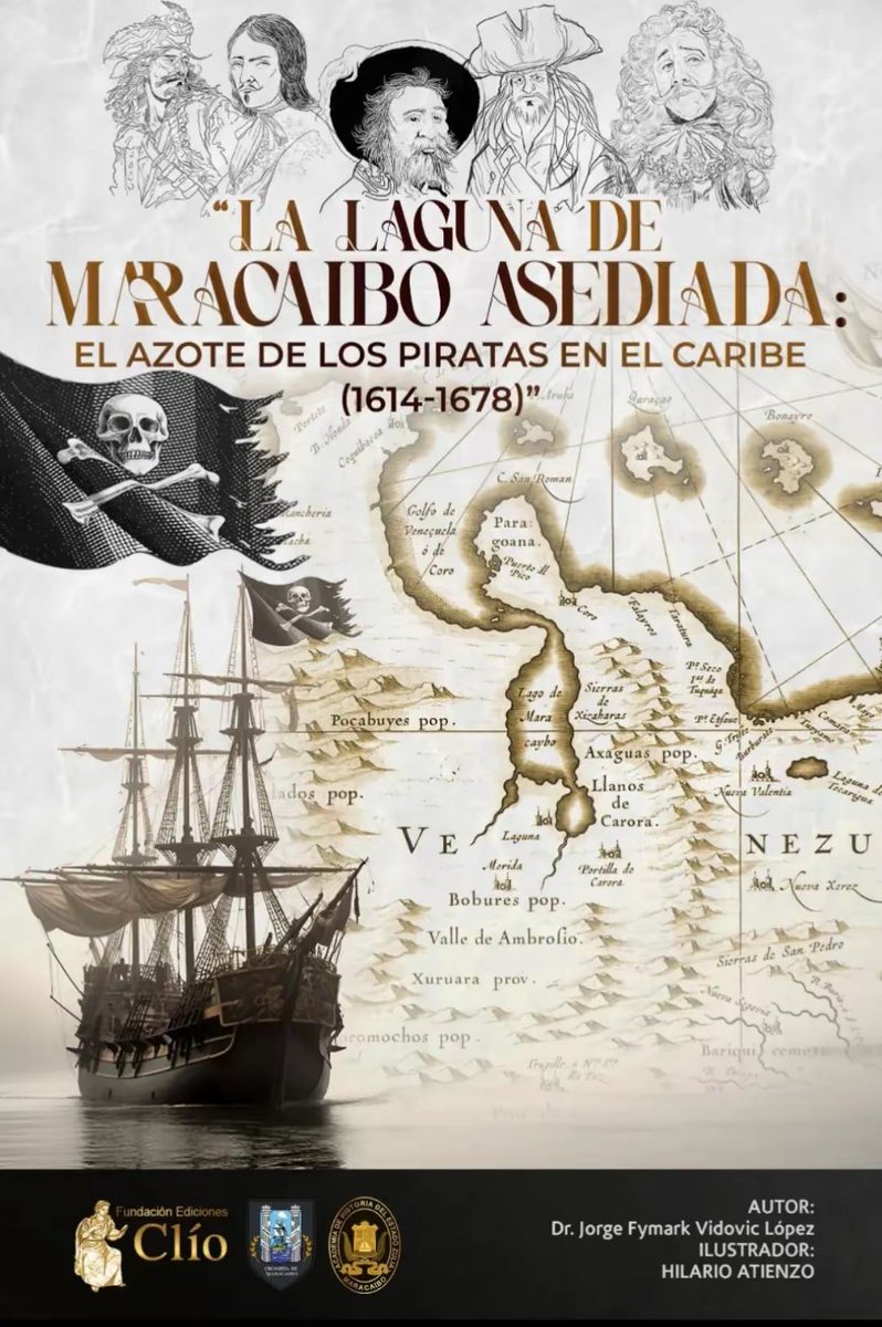 Publicación: La Laguna de Maracaibo asediada: El azote de los piratas en El Caribe, de la autoría de Jorge Vidovic.

Disponible en:
doi.org/10.5281/zenodo…