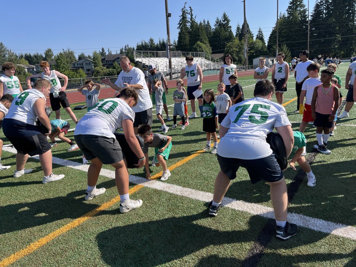 WHSFB's tweet image. Great Jr. Falcon Football camp last week. Way to go guys!