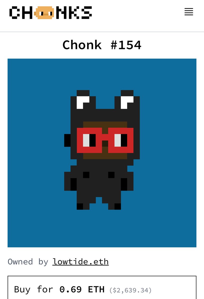 chonksxyz's tweet image. Full Penguin and a good Chonk ID?

Feels like a steal
