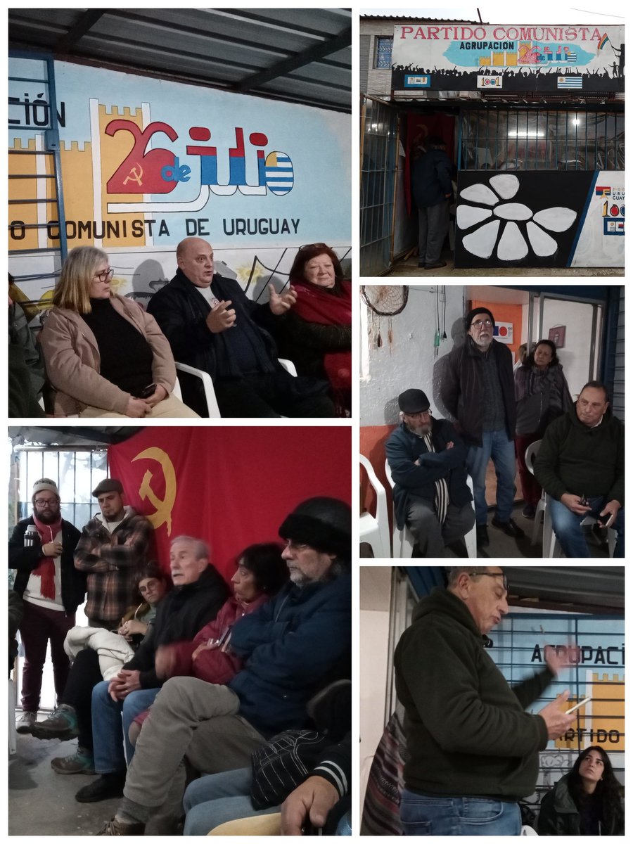 EmbaCubaUruguay's tweet image. Desde Parque del Plata Norte, la agrupación #26DeJulio del @pcu_uy, conmemoró su aniversario junto a los 72 de la histórica gesta cubana. Una reseña de la fecha, el bloqueo 🆚 #Cuba y la importancia de la solidaridad, fueron algunos de los temas que intercambiaron los presentes