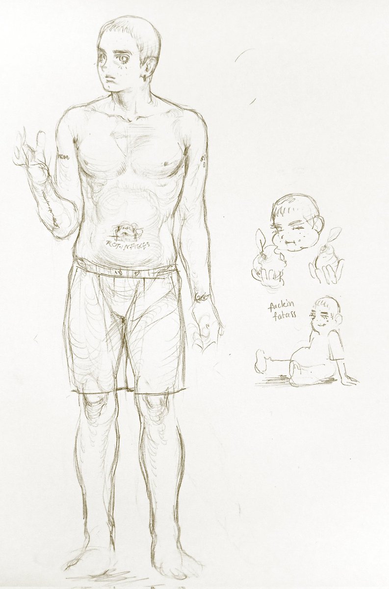 ffury0's tweet image. more random sketches