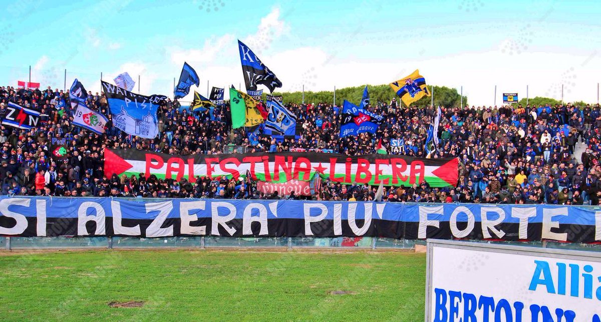 "PALESTINA LIBERA🇵🇸"

Ultras Pisa, Italy