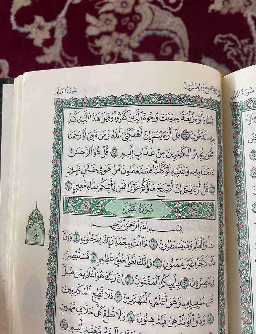 xii3tt's tweet image. « إن سورة من القرآن ثلاثون آية شفعت لرجل حتى غُفر له وهي: {تَبَارَكَ الَّذِي بِيَدِهِ الْمُلْكُ} »
قراءة سورة الملك قبل النوم تُنجيك بإذن الله من عذاب القبر