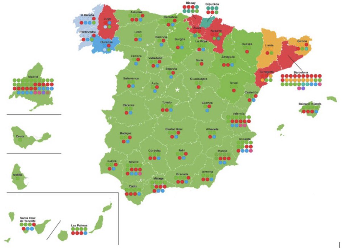 Muy.Mona/🇪🇸💚 (@capitana_espana) on Twitter photo Este mapa de España se está haciendo viral: si solo votaran los jóvenes de 18 a 25 años, VOX ganaría por goleada. 💪 Este mapa de España se está haciendo viral: si solo votaran los jóvenes de 18 a 25 años, VOX ganaría por goleada. 💪