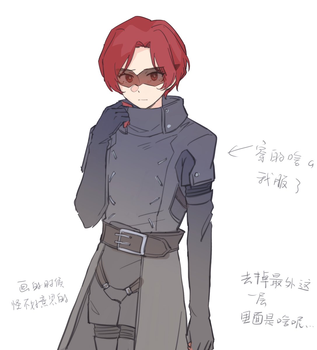 abcd0060_'s tweet image. 绘茶
ワンダー的怪盗服理解（？？）和真咲学长～🌼

#P5X