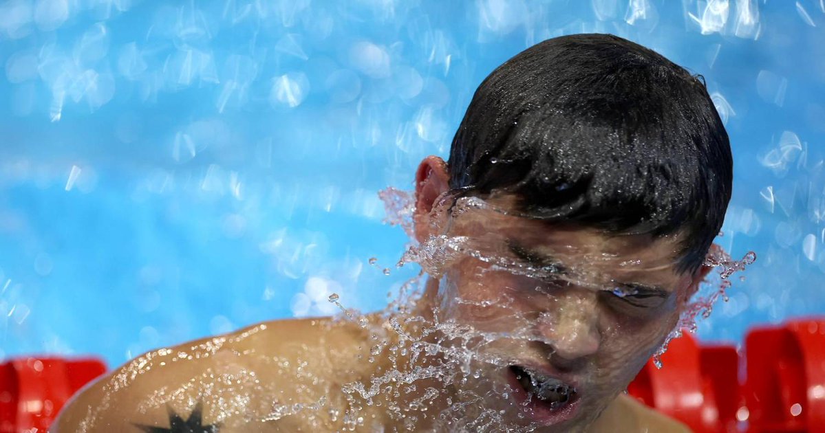TribunaExpresso's tweet image. Diogo Ribeiro vai defender o seu título nos 50 mariposa: português apura-se para a final nos Mundiais de Singapura tribuna.expresso.pt/natacao/2025-0…