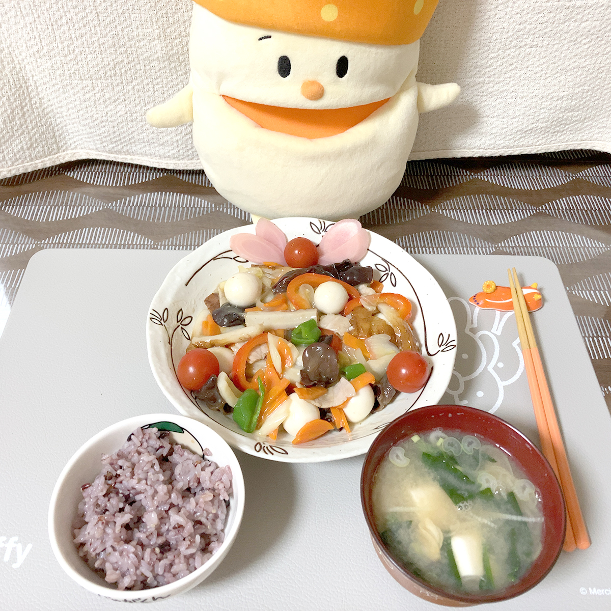 orendikun's tweet image. おはよぉございます🎵

今朝は八宝菜🍚
(*ノ∀`)

週の始まり月曜日、今日もゆるっとがんばろ～💨

#今朝もモリモリ