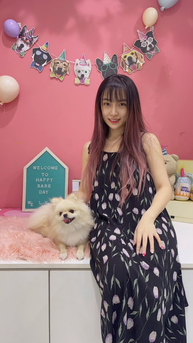VcMiss_'s tweet image. Me and my sweetie❤️🐶