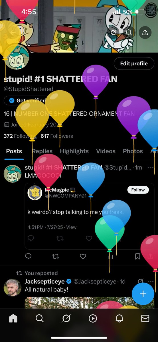 StupidShattered's tweet image. blehhhhh